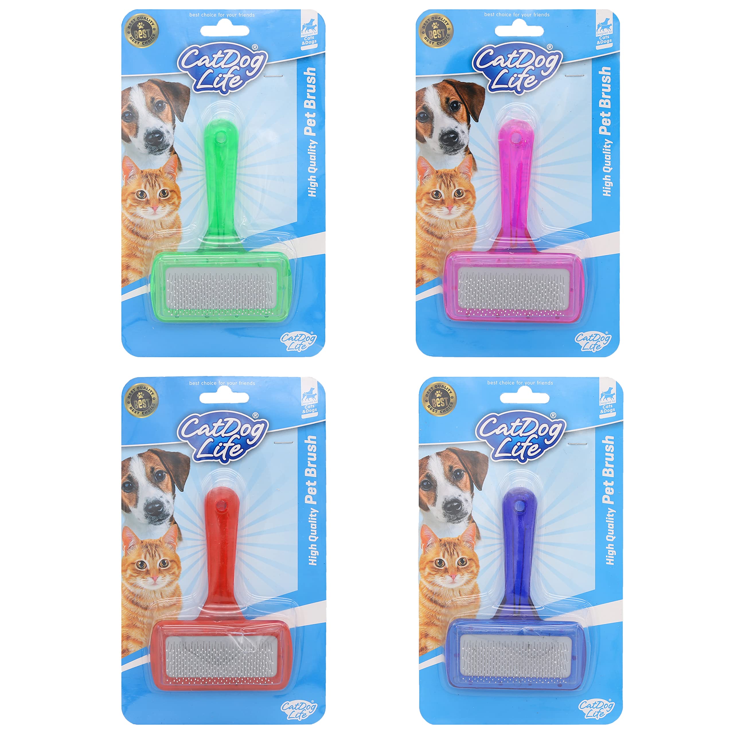 CAT/DOGLİFE KEDİ ve KÖPEKLER İÇİN TELLİ FIRÇA FOSFORLU