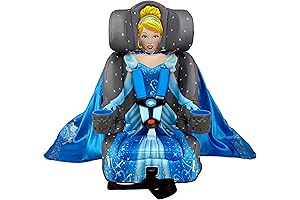 KidsEmbrace Disney Gray Cinderella 2-in-1 Booster Car Seat, Frozen Edition
