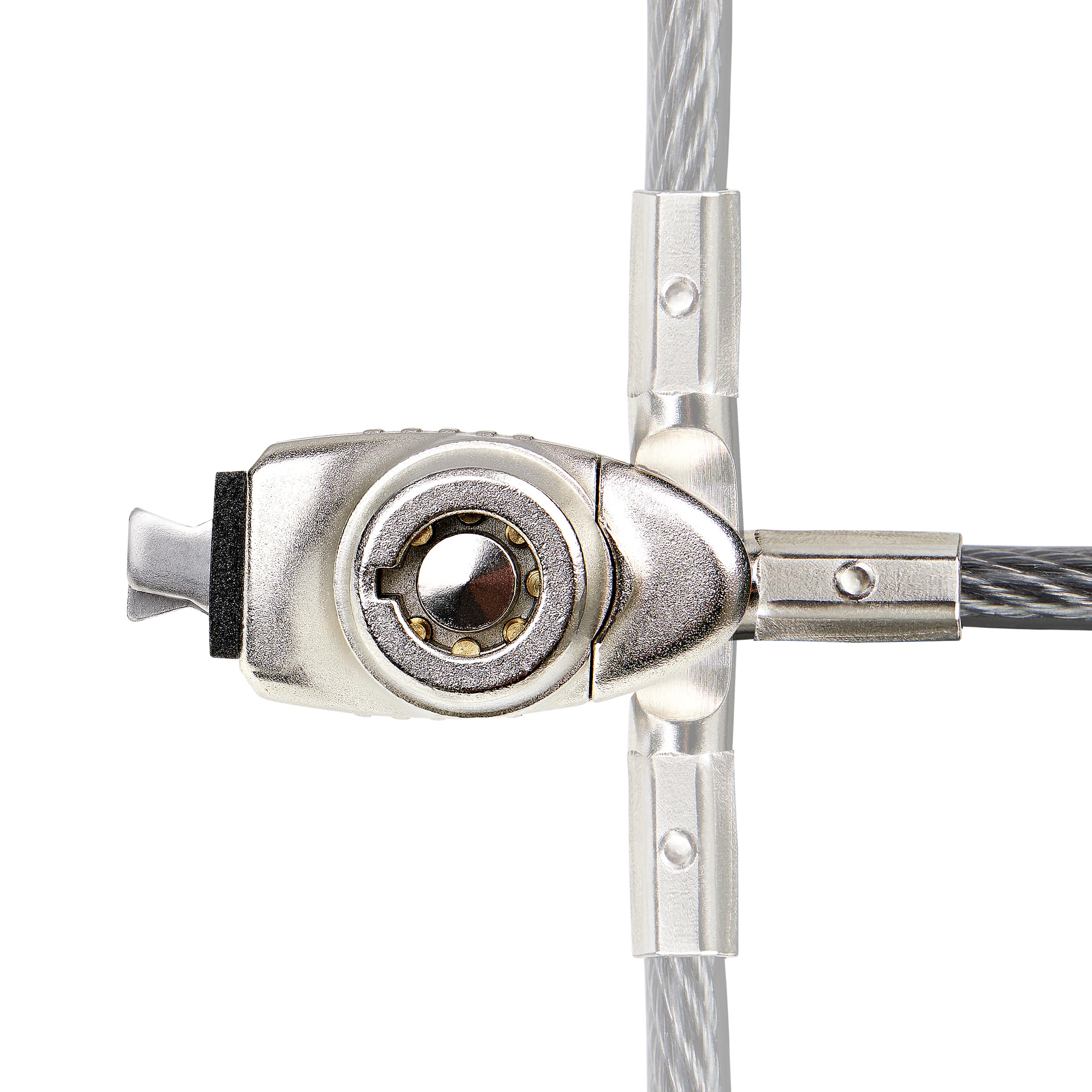 StarTech.com Antivol pour Ordinateur Portable Compatible Slot Noble Wedge , Câble de Verrouillage de 1,5m, Serrure à Clé