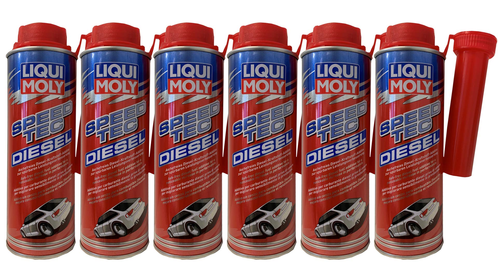 Liqui Moly 6 x 3722 Speed Tec Aditivo de combustible 250 ml