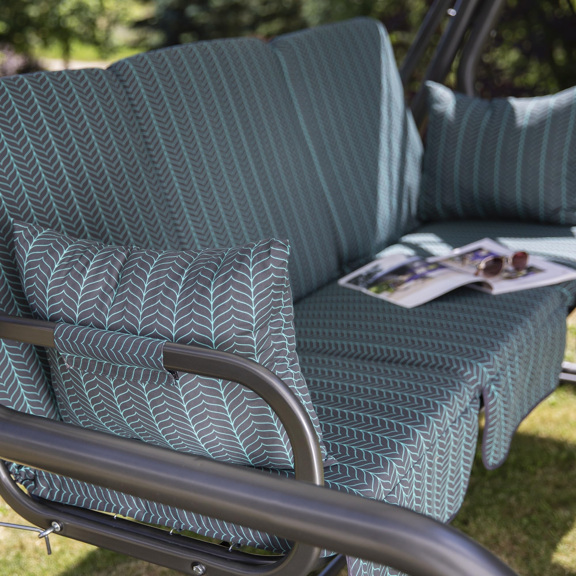 PATIO Hollywoodschaukel Rimini 4-Sitzer - Mit Liege Produktbild-Vorschau 8