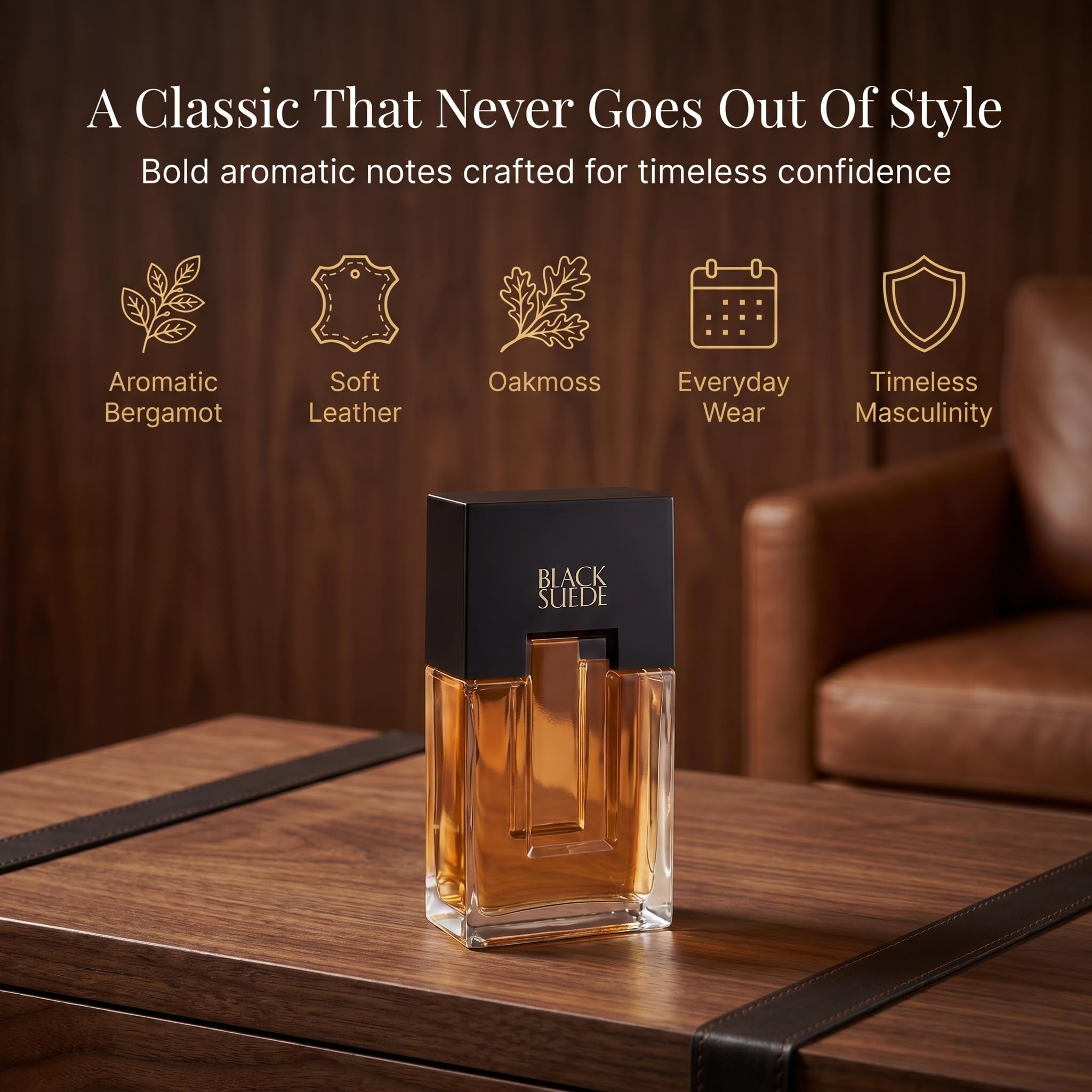 AVON Black Suede Eau de Toilette Spray for Men