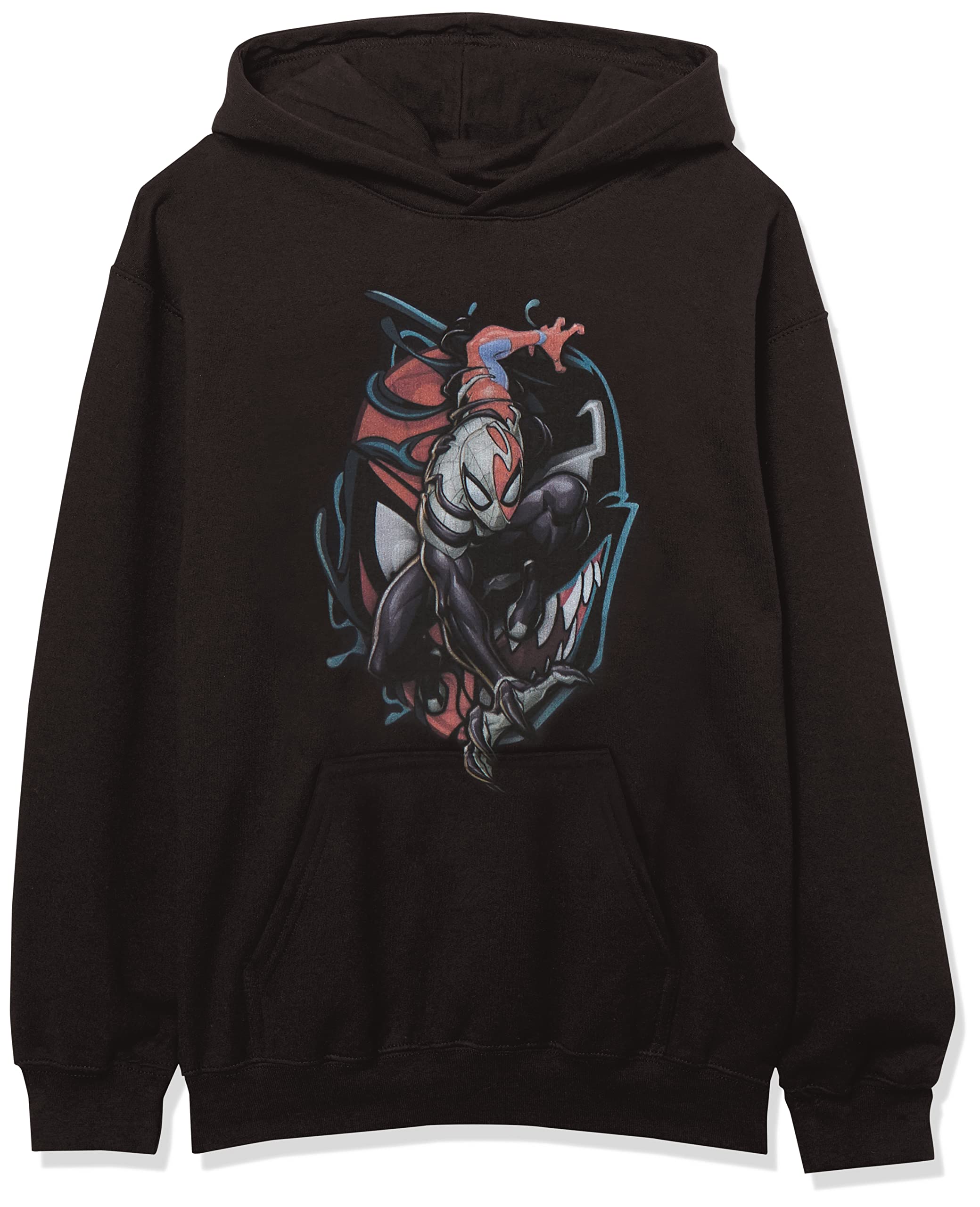 Sweat à capuche Spider-Man noir résistant aux lavages pour garçon actif