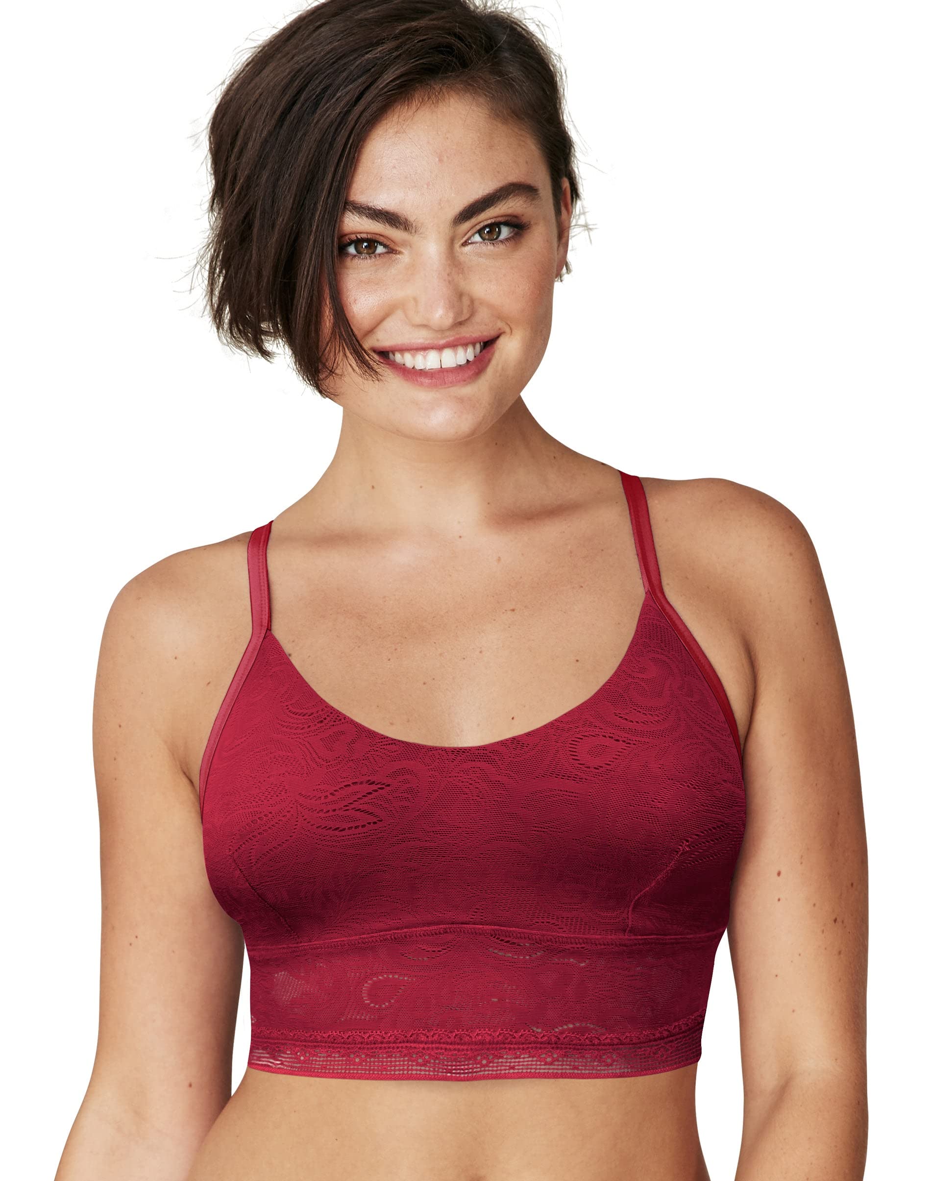 Maidenform Women's All-Over Lace Longline Bralette