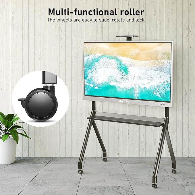 Soporte Móvil para Pizarra Interactiva 55"-86" con Ruedas miniatura 3