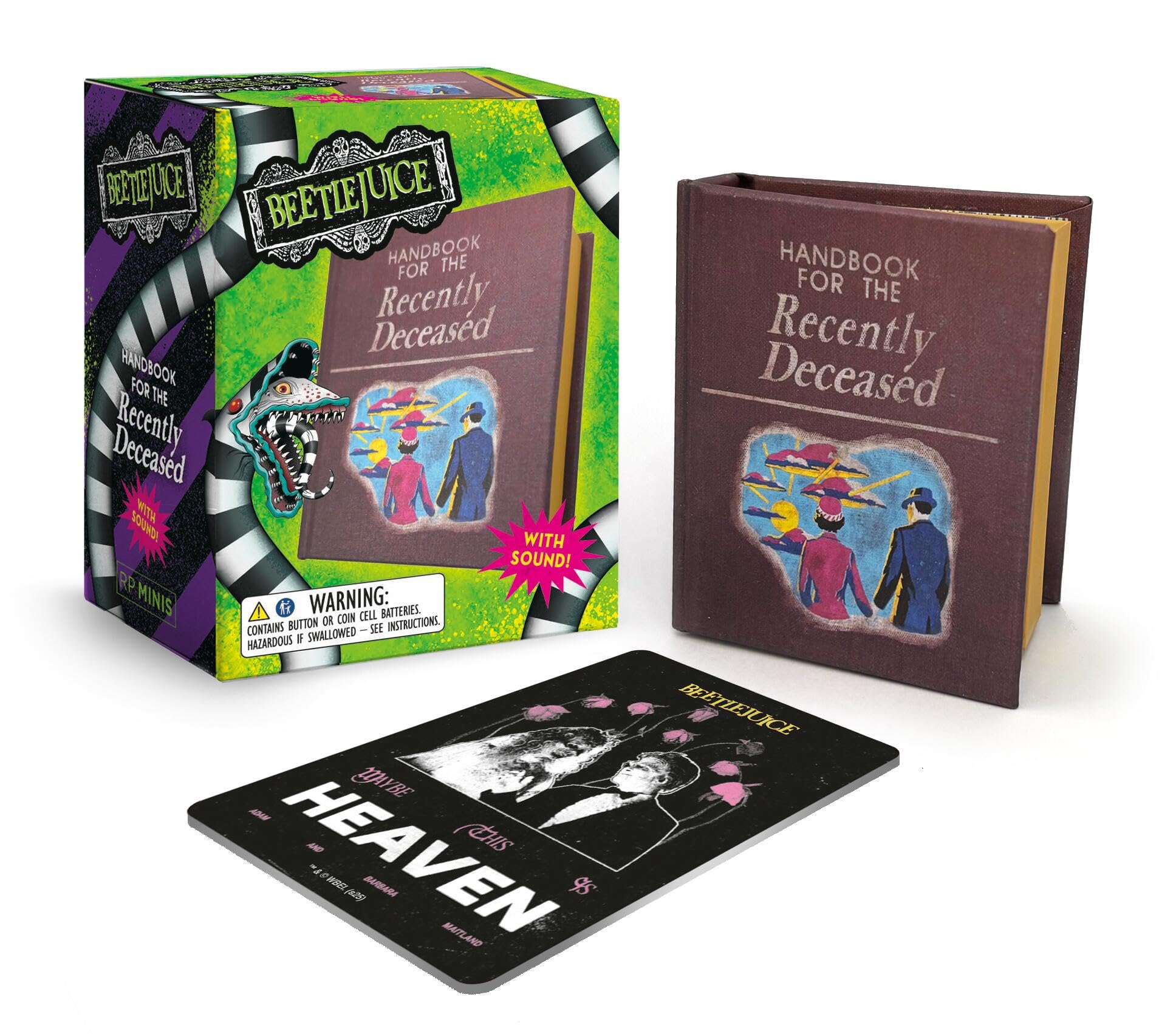Running Press Beetlejuice Talking Handbook for the Recently Deceased - White