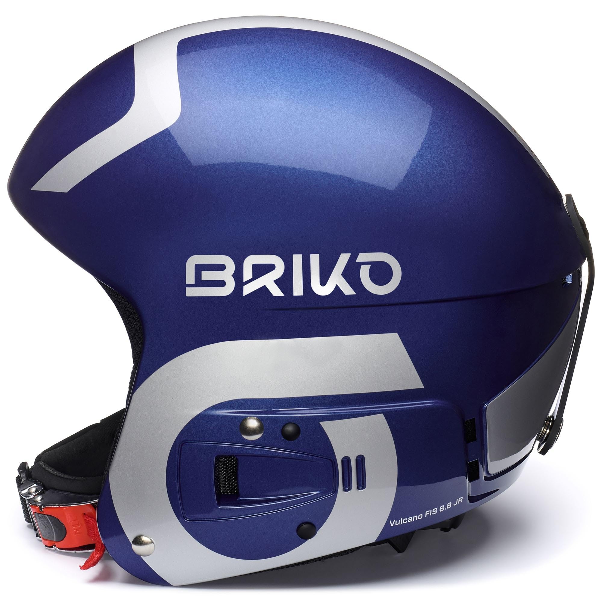 Briko - Casco, Bambino/a, Polistirene Espanso, Sci, modello: Vulcano Fis 6.8 Jr