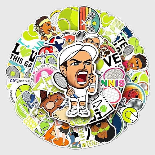 Calcomanías impermeables de baloncesto para niños, paquete de 50 calcomanías estéticas para botellas de agua, laptop, iPhone, cuadernos,