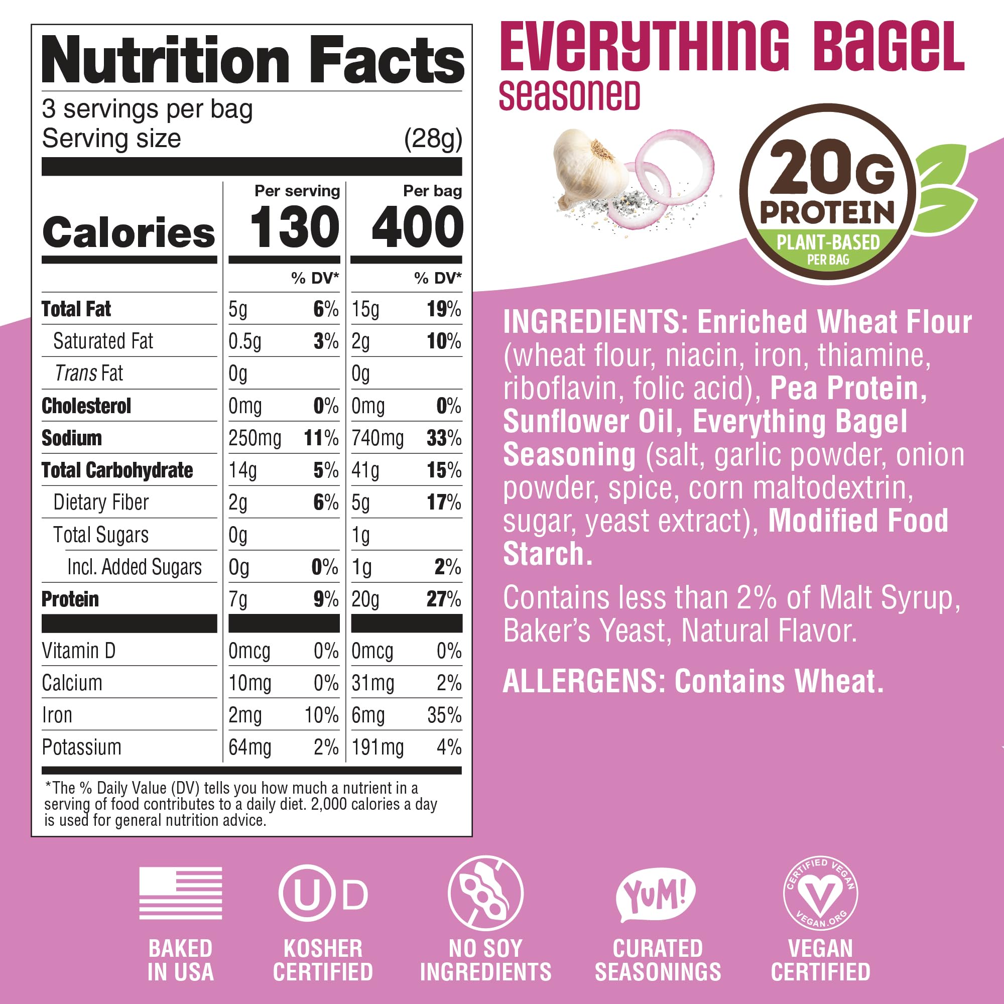 Lenny & Larry's FITZELS Sortimentspackung, 3 Geschmacksrichtungen, 12 Stück - herzhafte Brezel-Snacks unglaublich lecker, proteinreich, salzig, vegan, koscher, 20 g pflanzliches Protein, je 85 g