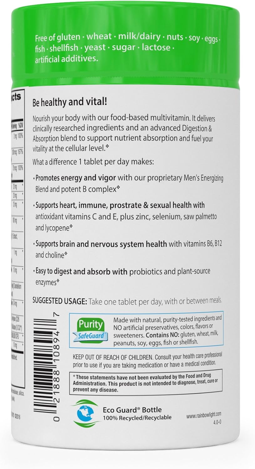 Rainbow Light Men's One Multivitamin - 120 Tab