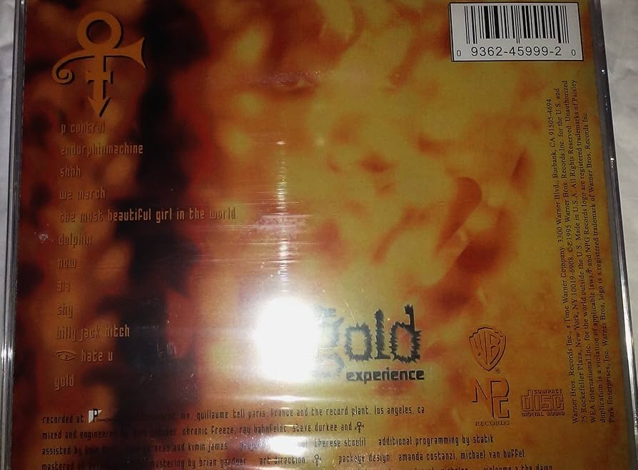 【95年当時ものLP】Prince ‎- The Gold Experience The Artist (Formerly Known As Prince) – The Gold Experience