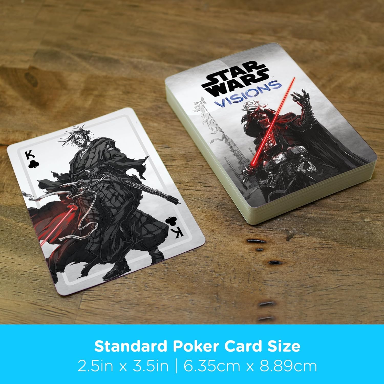 Aquarius Star Wars Visions Playing Cards – Star Wars Themed Deck of Cards for Your Favorite Card Games - Officially Licensed Star Wars Merchandise & Collectibles