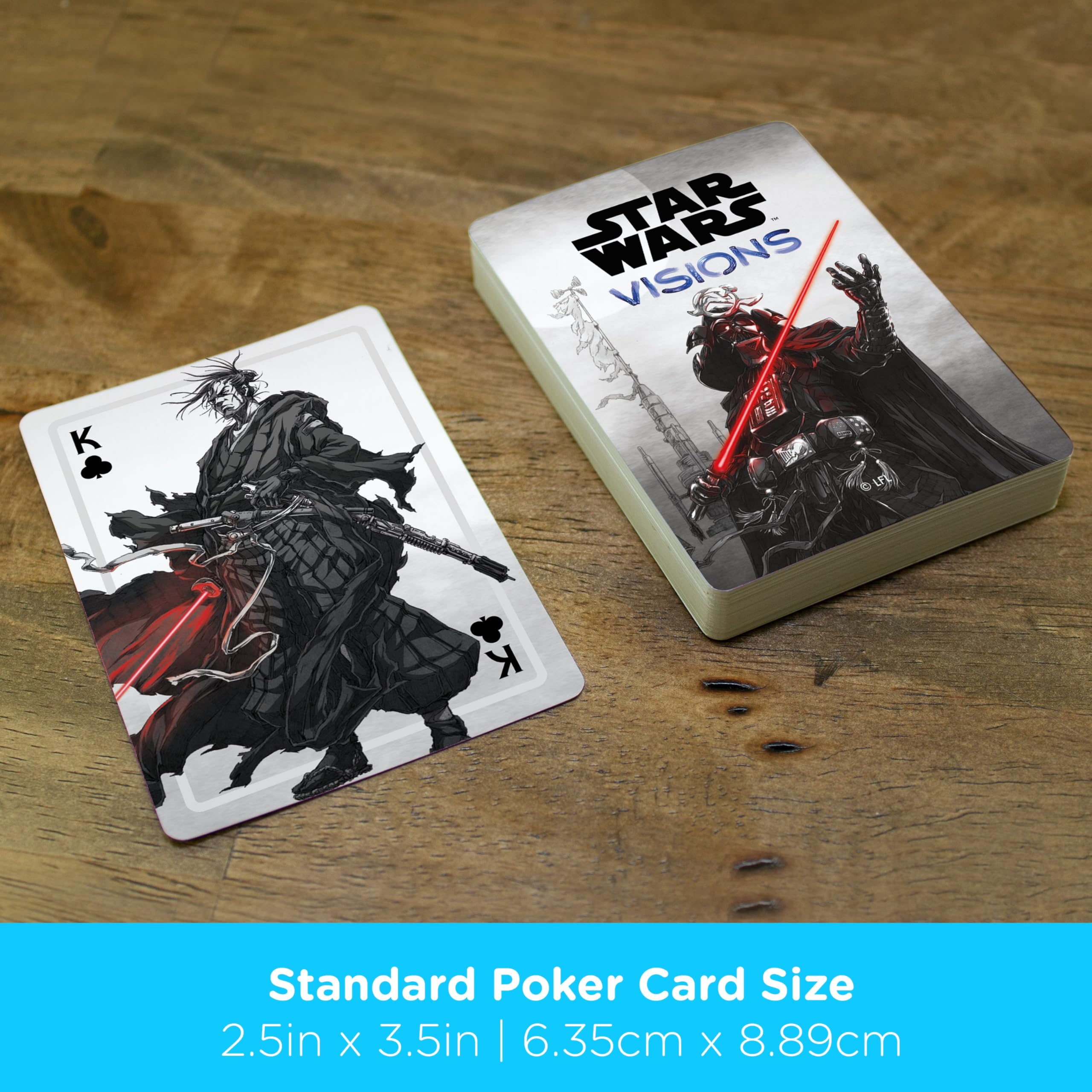 Amazon.com: Aquarius Star Wars Visions Playing Cards – Star Wars Themed Deck  of Cards for Your Favorite Card Games