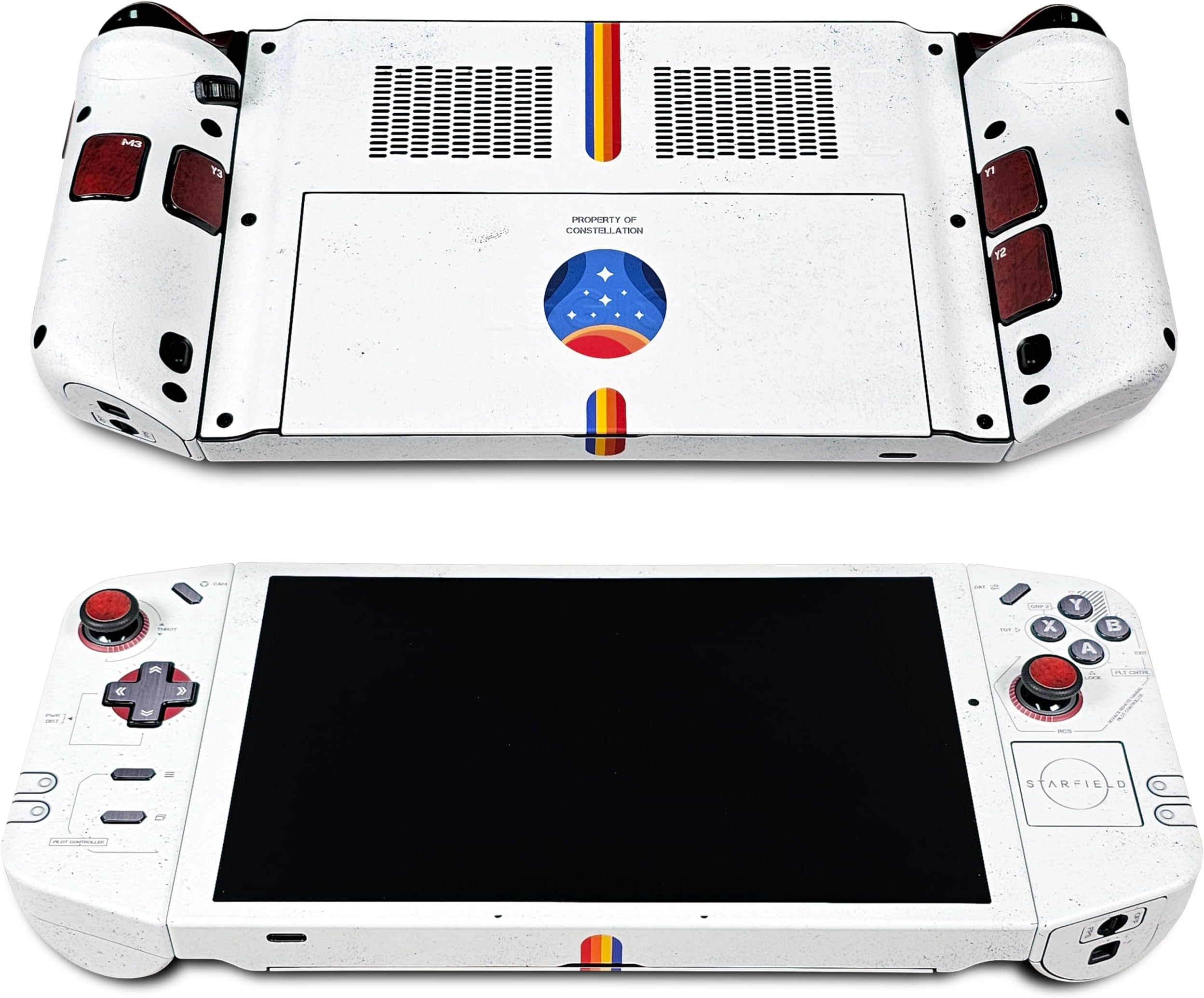 Lenovo Legion Go Skin Starfield Edition Full Wrap Matte Vinyl Skin for Legion Go (Design by POP SKIN)