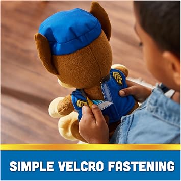 Paw Patrol, Bedtime Plush Chase, Animal de Peluche de 10.0 inches 25,4 cm con Atuendo Reversible, Juguetes para niños y niñas a Partir de 3 años Parallel import goods