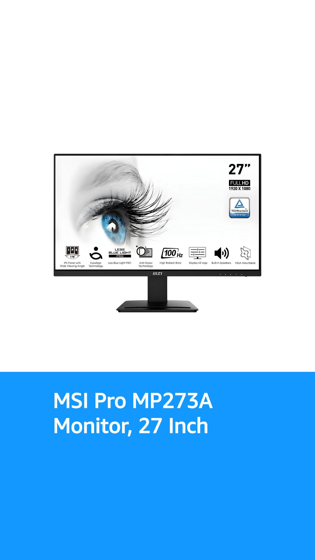 MSI Pro MP273A, 27