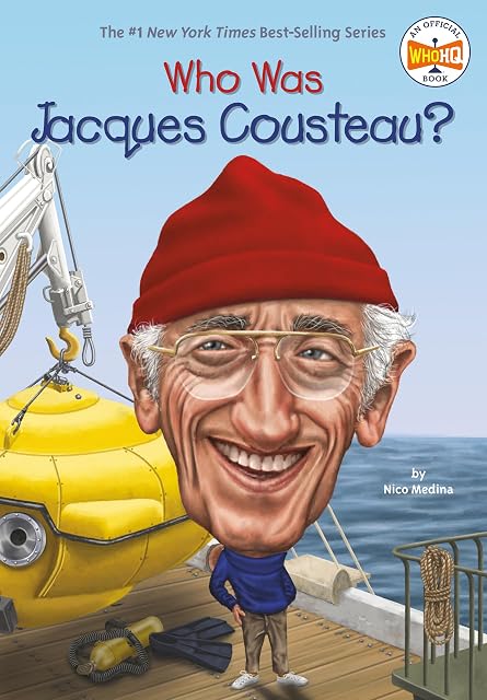 Portada de Who Was Jacques Cousteau?