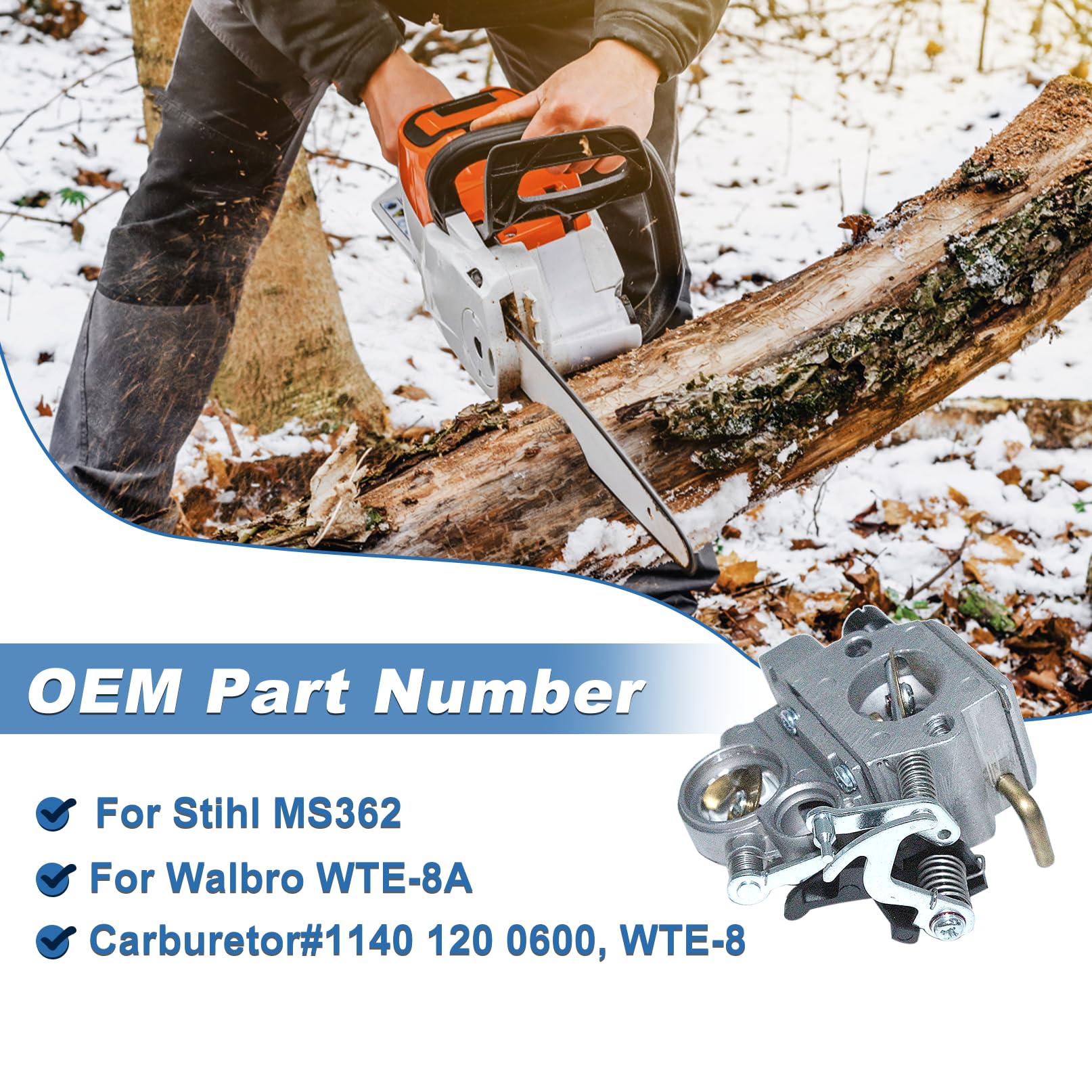 Amazon.com: AUMEL 1140-120-0600 Carburetor Carb For Stihl MS 362