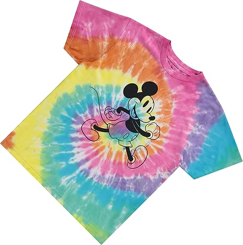 Miniatura 6 de Disney Camisa de Mickey Mouse para hombre, camiseta clásica de Mickey Mouse Tie Dye, camiseta gráfica de Mickey Mouse