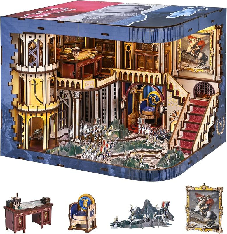 MiniCity DIY Book Nook Kit Miniature Dollhouses House Kit