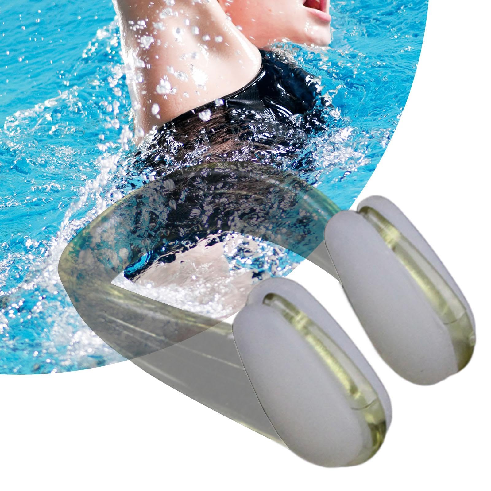 RNXRZANK 2X Nose Clip for Swimming, Nose Protector for Water Activities with Storage Box