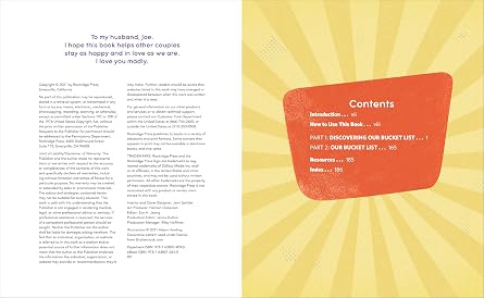 The Bucket List Activity Book for Couples: Deep Questions and Meaningful Activities to Help Plan Your Life's Adventures (Relationship Books for Couples)