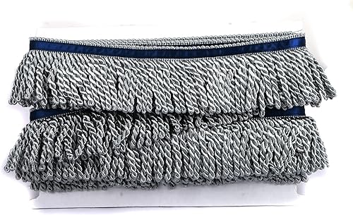 Miniatura 10 de Adornos y adornos de flecos de lingotes de 510 yardas x 2.5 pulgadas, adornos de tela para costura, decoración para ropa, flecos hebreos dorados con