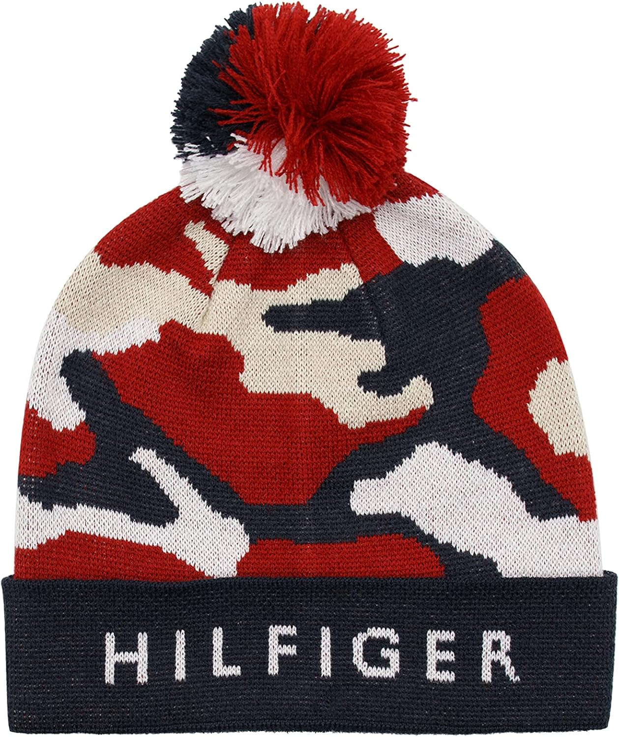 Tommy Hilfiger Boys Pom Pom Hats, Blue, One Size : Clothing, Shoes & Jewelry