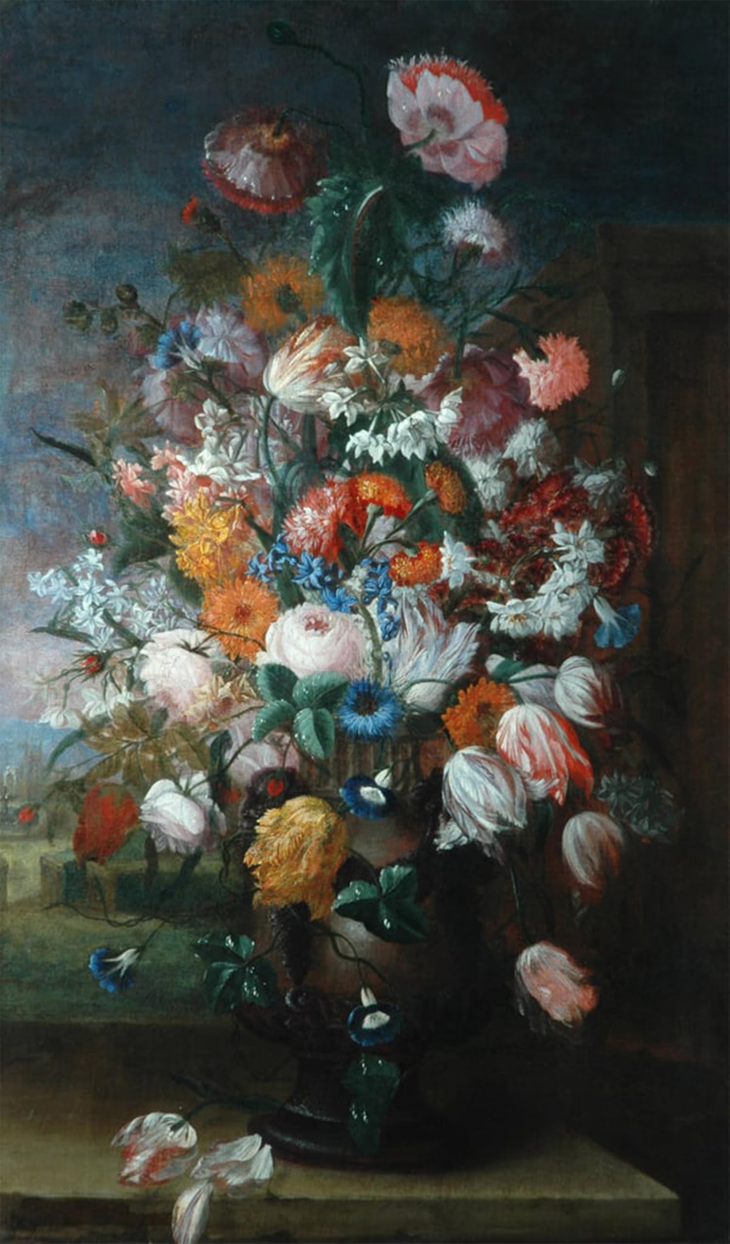 Études de fleurs avec des iris tableau pour rafraîchir un mur vide - 5