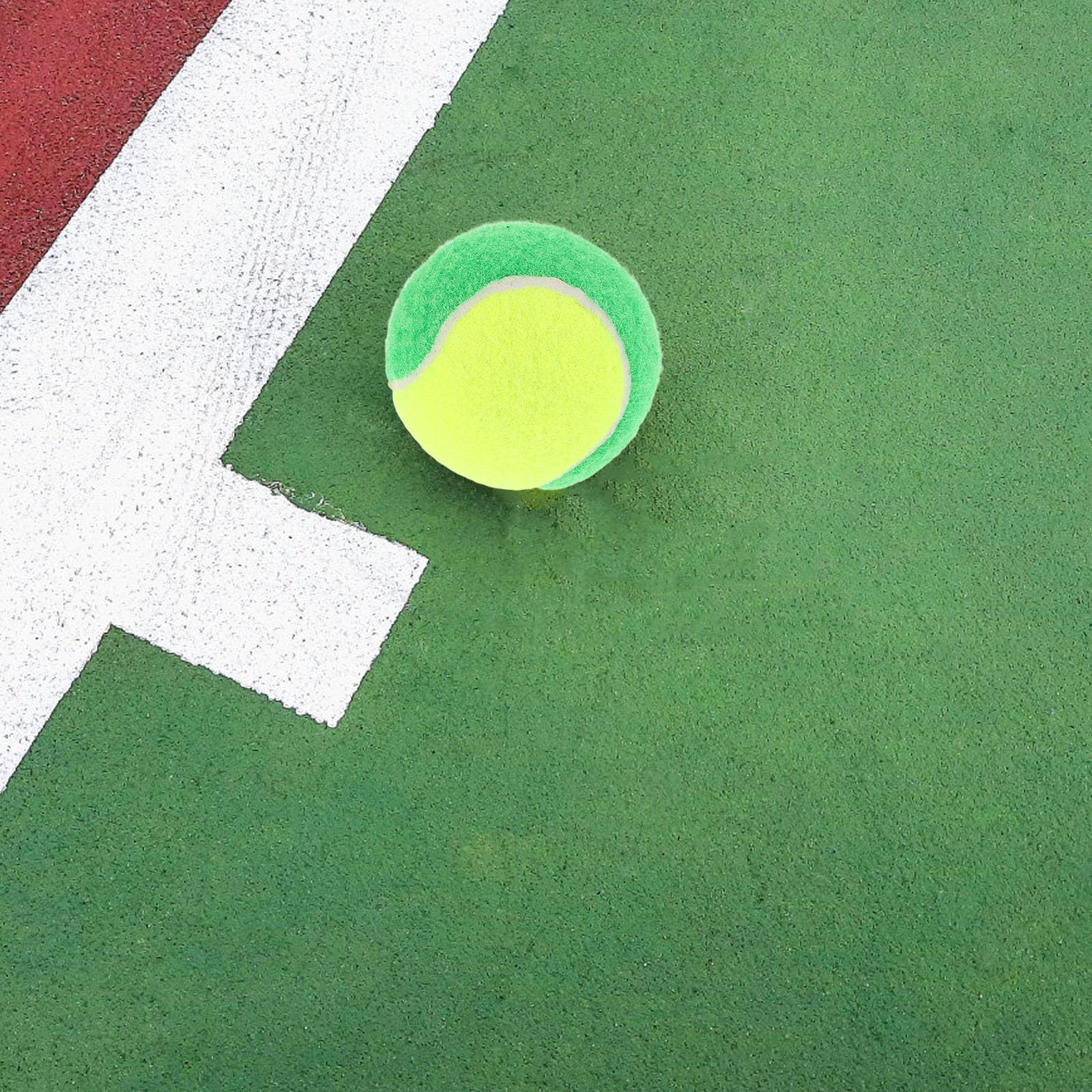 20 Stück Tennisbälle für Hundetraining, Grün, Gummi