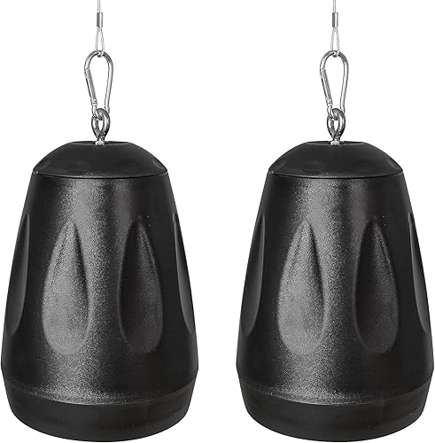 Sound Town Paquete de 2 altavoces colgantes de 4 pulgadas para todo tipo de clima, IP66, montaje en pared, paisaje, 70V100V8-Ohm, altavoz comercial