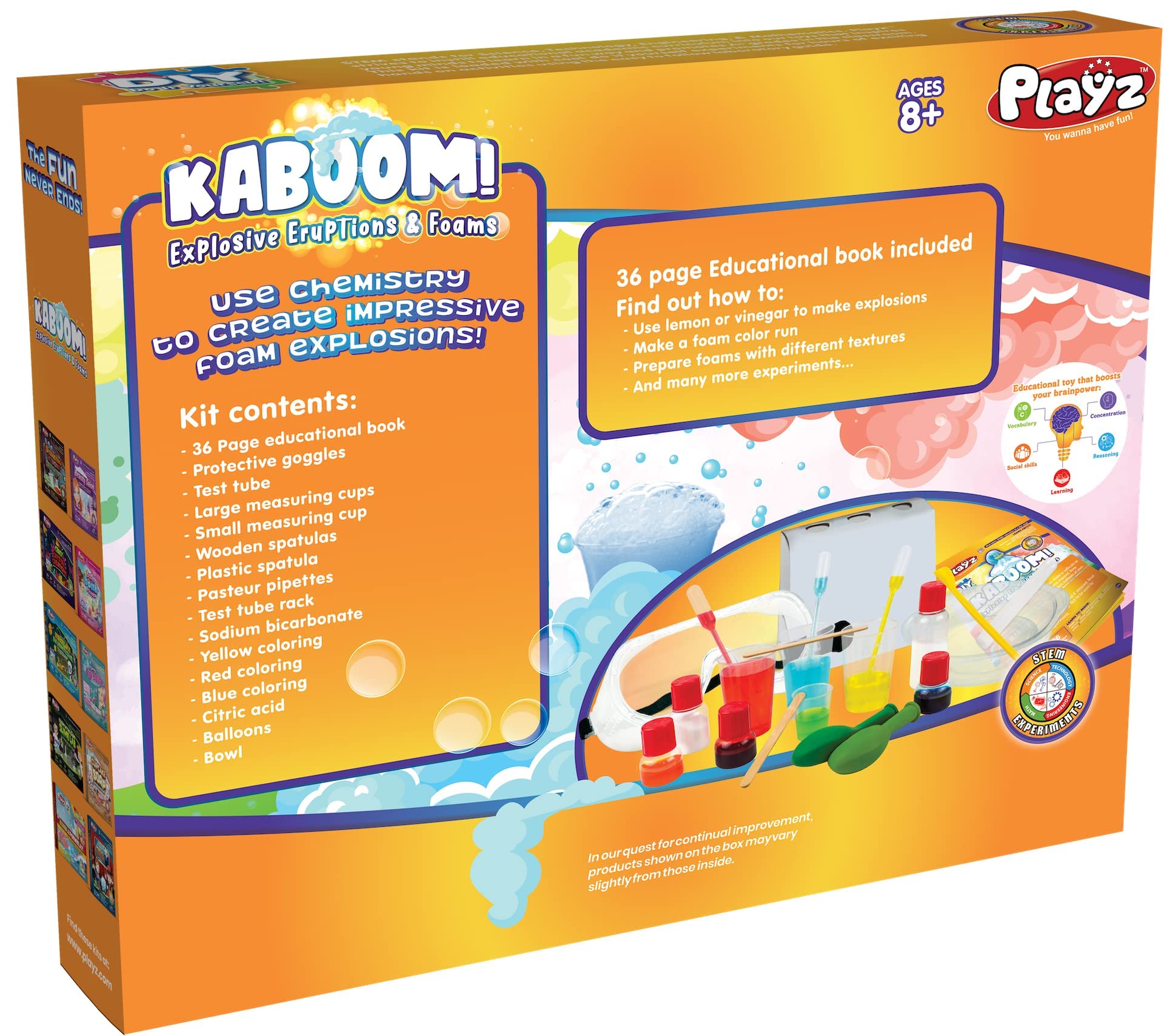 Buy Playz KABOOM! Explosive Eruptions & Foam Bombs 18+ Fun & Safe