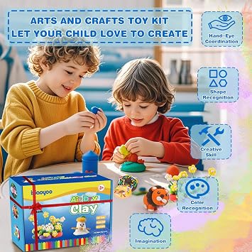 Ixiaoyoo Modelling Clay Air Drying - 100 Colours Clay for Children