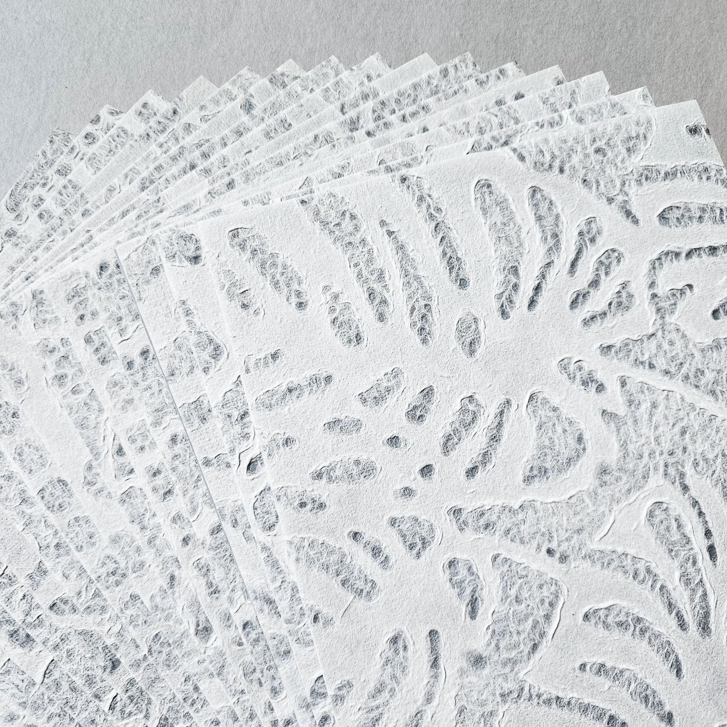 Handcrafted Lace Kozo A4 Paper Pack (30 Sheets, 15 Designs) by Kozo Studio