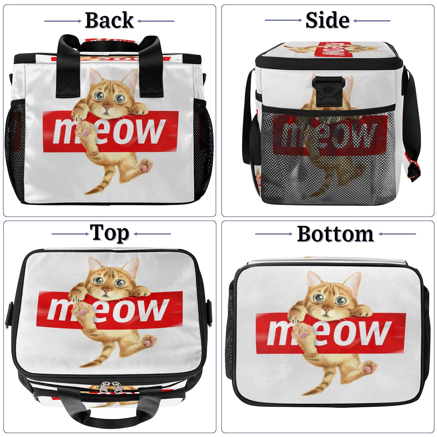 Große Lunchtasche für Erwachsene, Herren, Damen, Kinder, Mädchen, Jungen, isolierte Lunchbox, Kühltasche, Kühltasche, Kühltasche für Arbeit, Picknick, Grillen