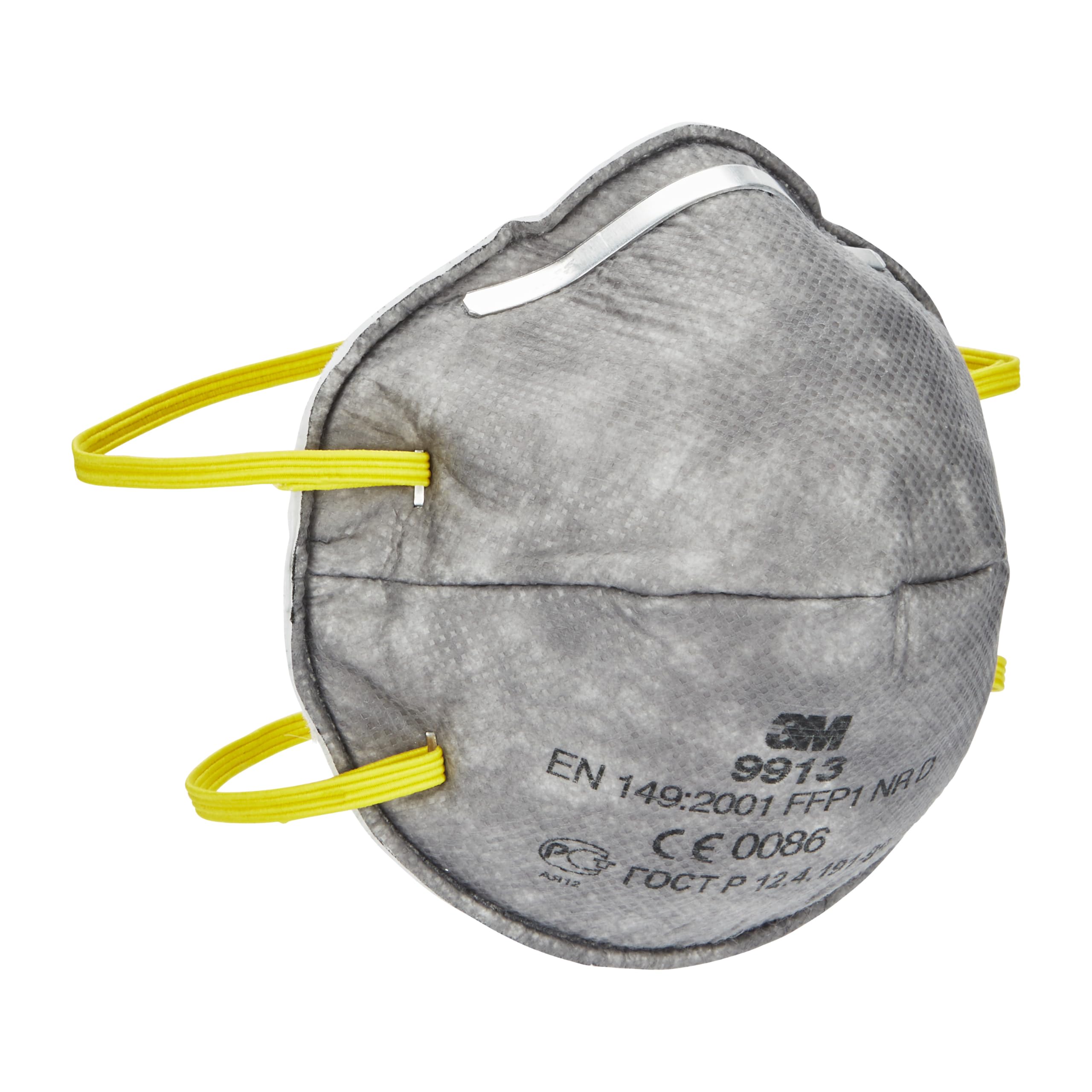 3M Respiratore monouso 9913, con carboni attivi (per Vapori Organici), FFP1 NR D, senza valvola, 20 unità (Confezione da 1)