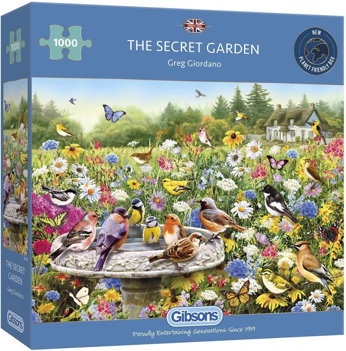 The Secret Garden 1000 Piece Jigsaw Puzzle Garden Birds Puzzle