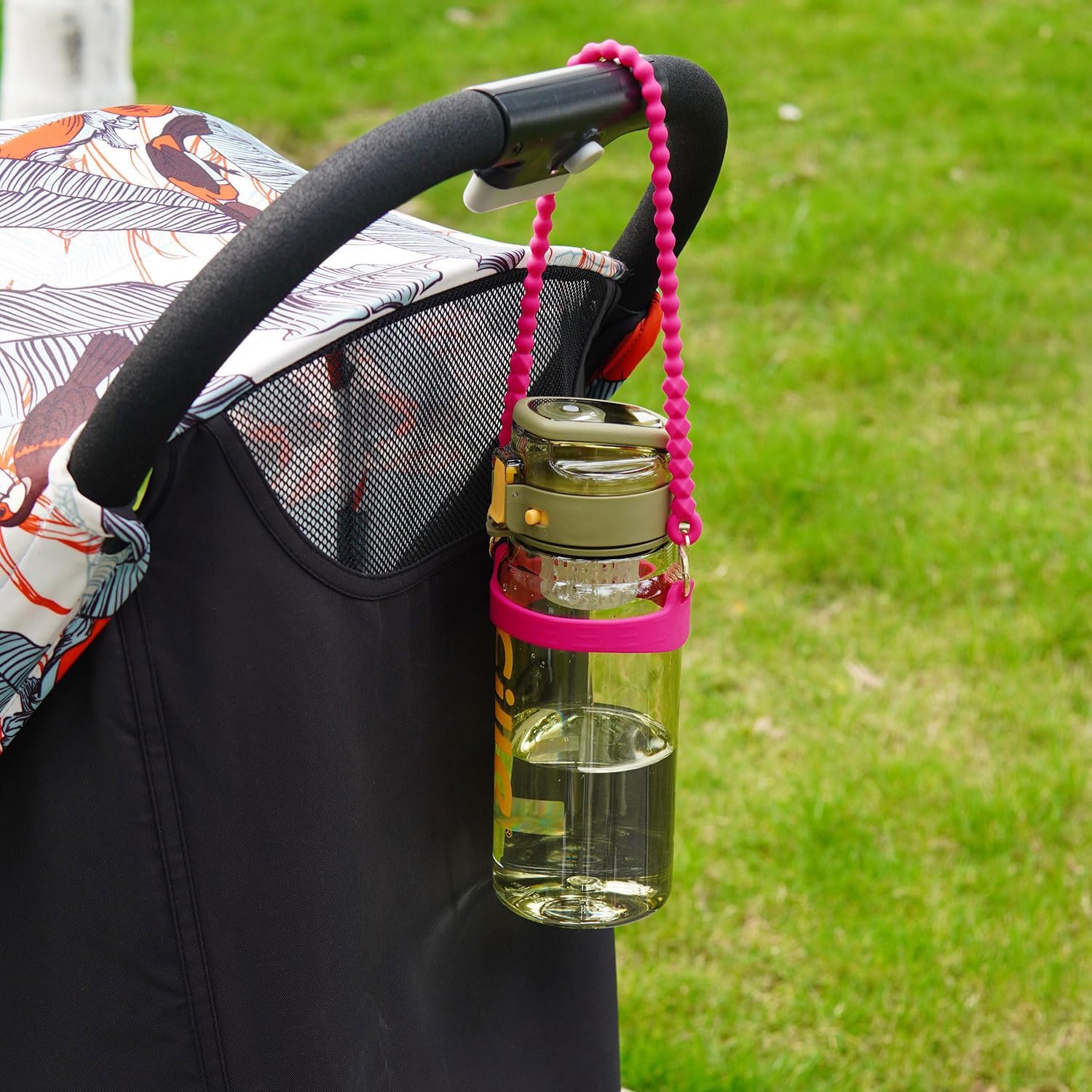 Water Bottle Handle for Stanley Cup - Soft, Durable Silicone Sling with Adjustable Strap, Fits Most 8-40oz Bottles, Ideal Stanley Cup Accessory - Image 6