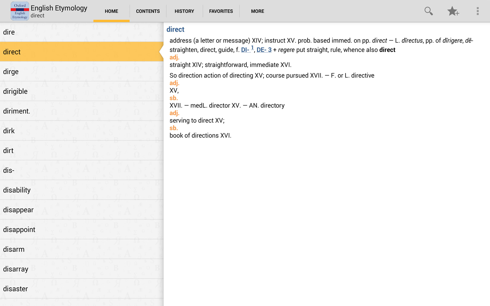 The Concise Oxford Dictionary of English EtymologyAmazon.deAppstore