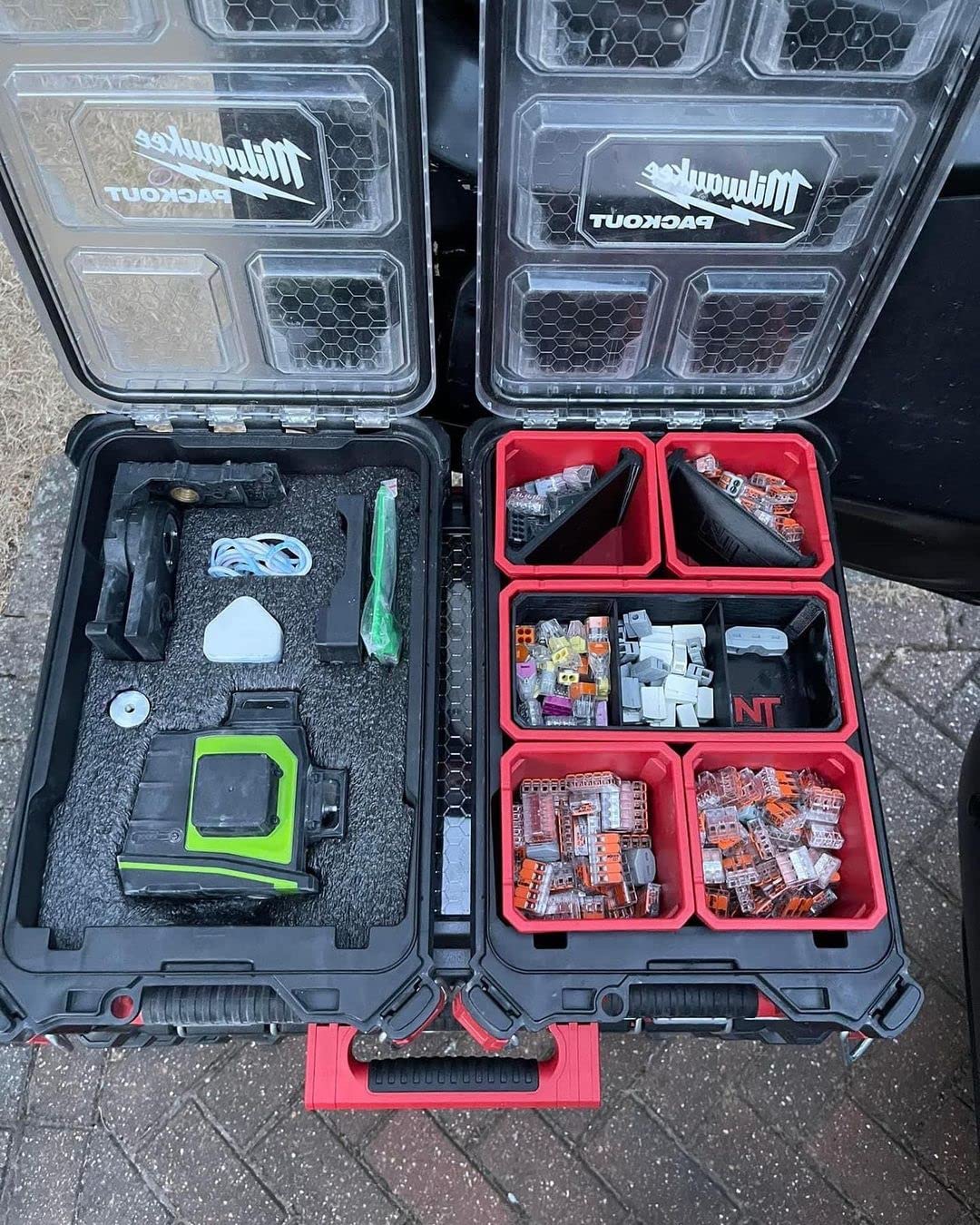 Amazon | Neat Toolsスタッキング仕切り箱 – Milwaukee PACKOUT