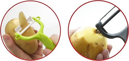 Miniatura 3 de Kyocera, pelador cerámico avanzado, Pelador horizontal Y, Anaranjado