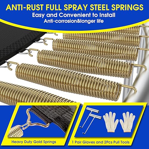 Miniatura 3 de SKYUP Tranpoline - Tranpoline de 1500 libras 16 15 14 12 10 8 pies Tranpoline para 9-10 niños y adultos, tranpolina al aire libre resistente al