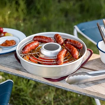 Omnia Upper Oven Rack Stainless Steel Cooking Rack Bake Two Dishes at Once Camping, RV & Outdoor Cooking Accessory for Stovetop Oven