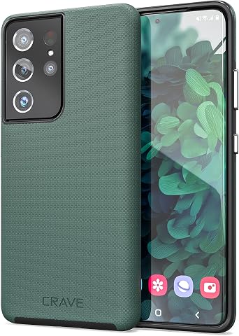 Crave Dual Guard for Samsung Galaxy S21 Ultra Case - Forest Green