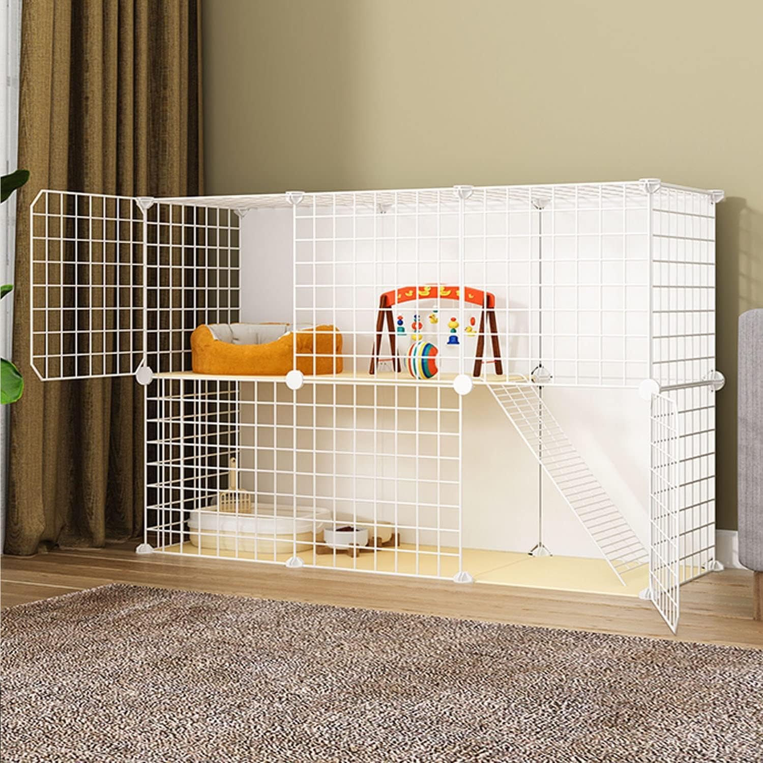 Box for Gatti – Filo Metallico, Fai da Te for Interni(109x39x70cm)