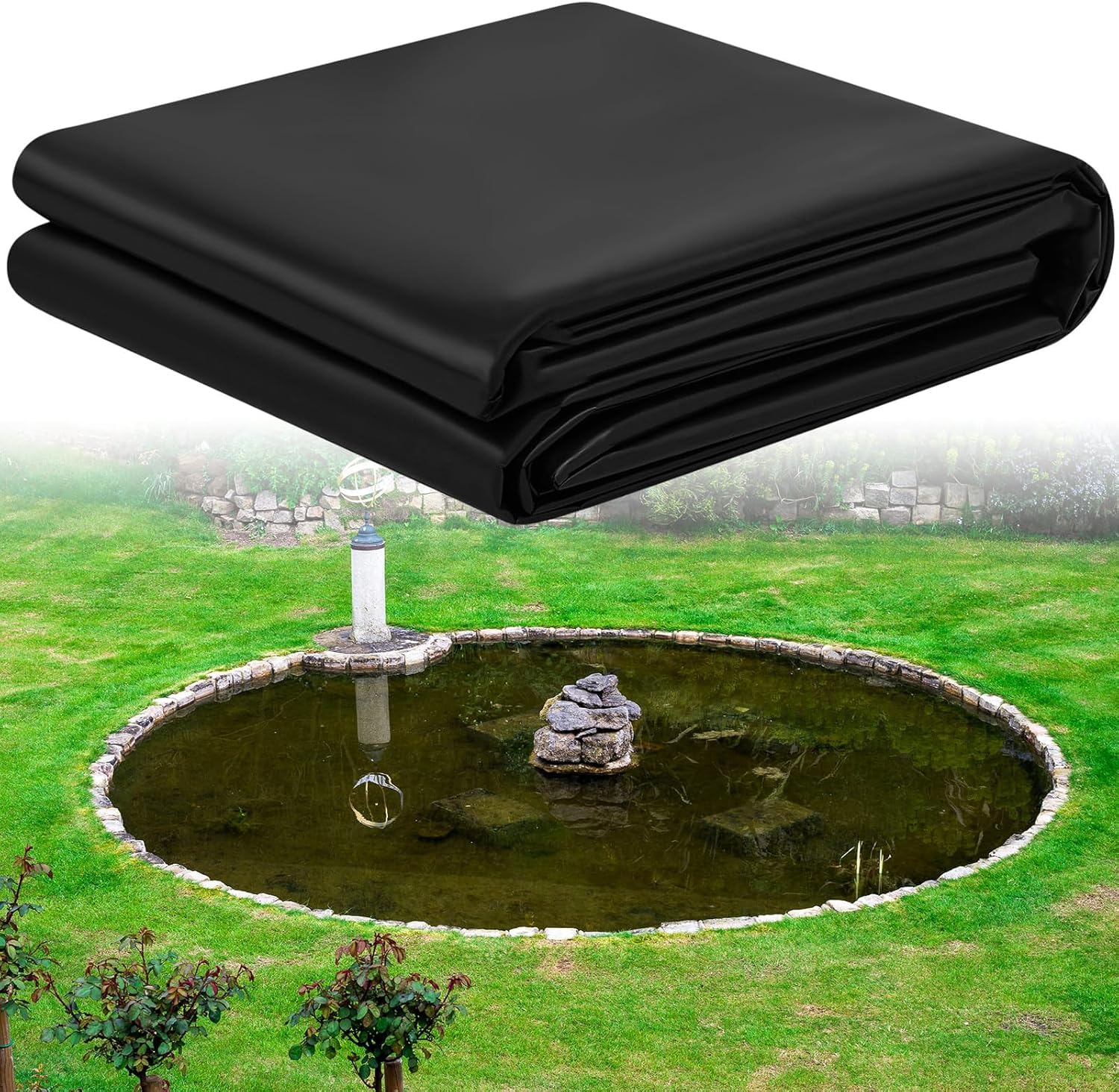 Éviter les fuites de bassin extérieur avec notre membrane en PEHD noir