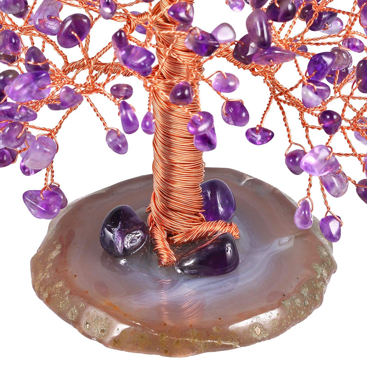 Nupuyai Love Heart Kristall-Geldbaum Auf Amethyst-Basis – Fengshui Dekoration Für Glück & Reichtum Nupuyai Love Heart Kristall-Geldbaum Auf Amethyst-Basis – Fengshui Dekoration Für Glück & Reichtum