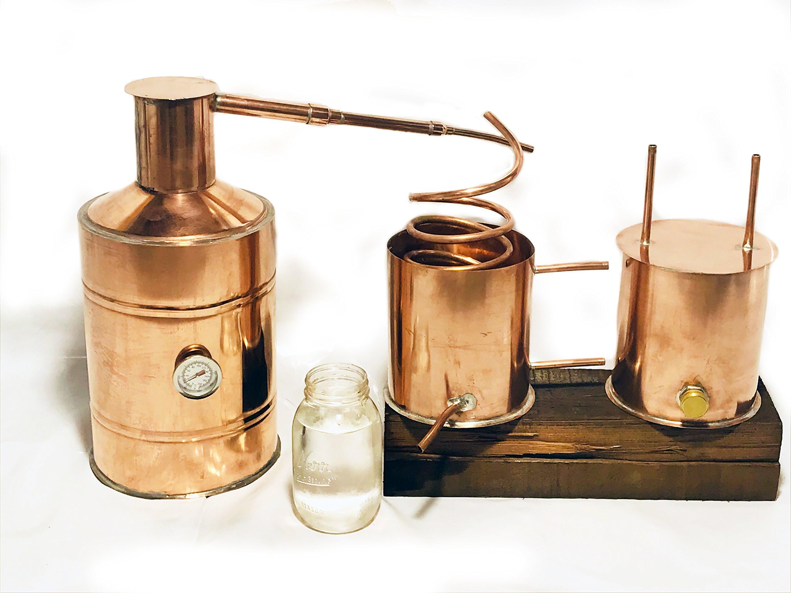 3 Gallon copper moonshine still