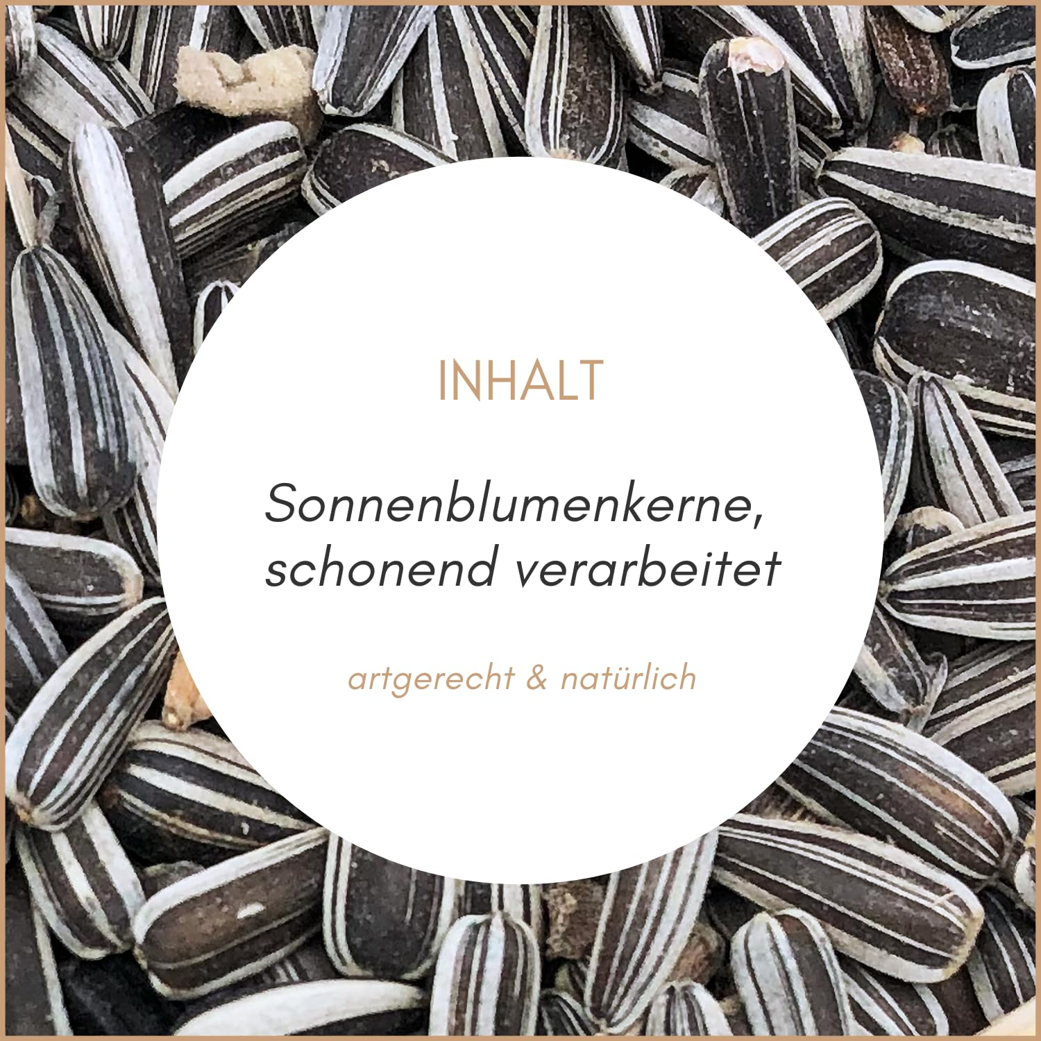 Supravit Sonnenblumenkerne gestreift 25kg – Premium Vogelfutter | für Gartenvögel | energiereiches Wildvogelfutter & Streufutter für Ganzjahresfütterung | ungeschälte Sonnenblumenkerne