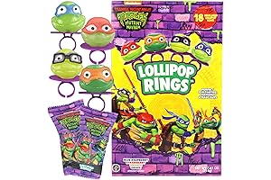 Imaginings Teenage Mutant Ninja Turtles Official Individually Wrapped Candy Rings